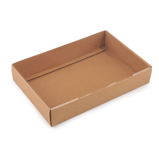 Papierová krabica s priehľadným vekom - 10 ks | Mimib Papierová krabica s priehľadným vekom - 10 ks | Mimib