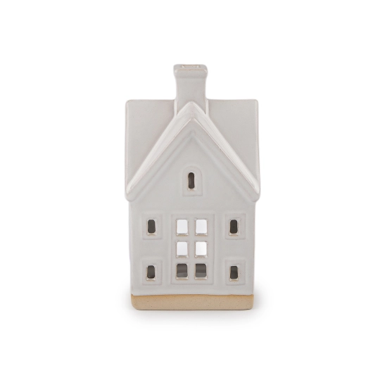 Keramická chalúpka / domček na sviečku - 1 ks | Mimib