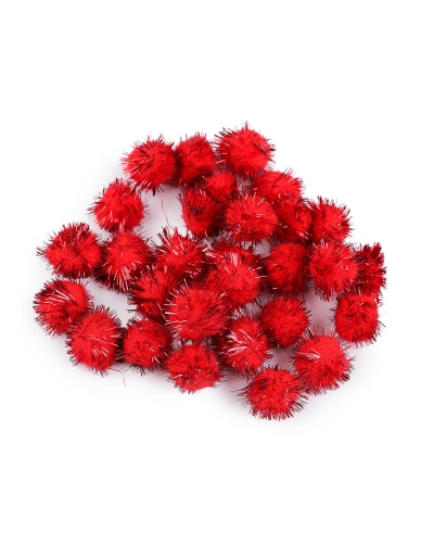 Bambulky s lurexom Ø20 mm - 1 sáčok | Mimib