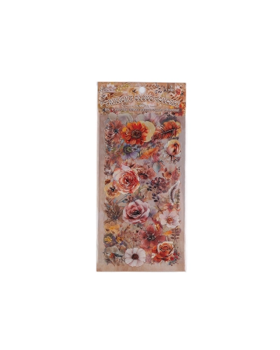 Priehľadné samolepky kvetín a rastlín - 1 sáčok | Mimib Priehľadné samolepky kvetín a rastlín - 1 sáčok | Mimib