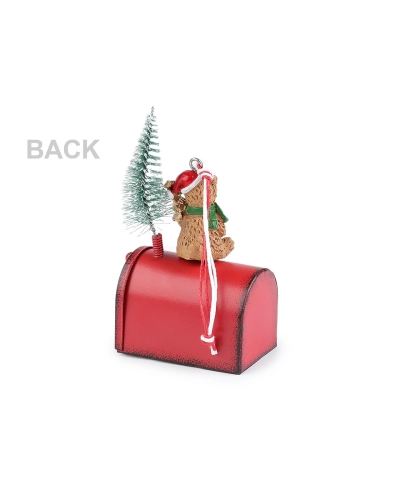 Vianočná kovová poštová schránka na zavesenie - 1 ks | Mimib Vianočná kovová poštová schránka na zavesenie - 1 ks | Mimib