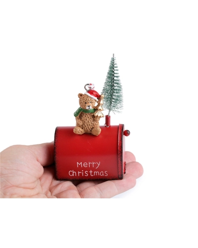 Vianočná kovová poštová schránka na zavesenie - 1 ks | Mimib Vianočná kovová poštová schránka na zavesenie - 1 ks | Mimib