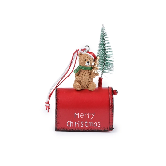 Vianočná kovová poštová schránka na zavesenie - 1 ks | Mimib Vianočná kovová poštová schránka na zavesenie - 1 ks | Mimib