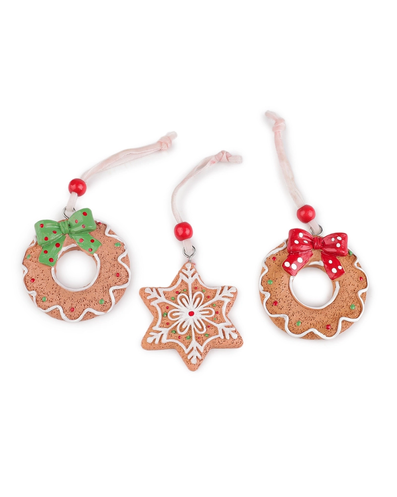 Vianočné perníčky na zavesenie mix - 3 ks | Mimib