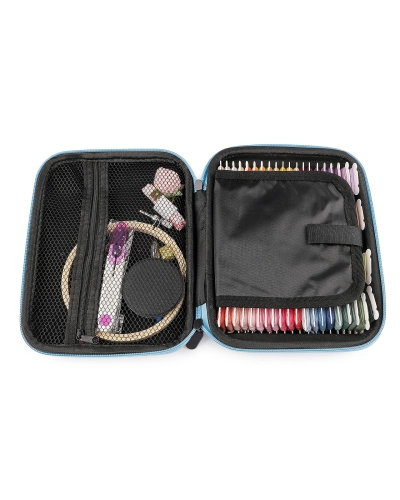 Súprava vyšívania v kufríku / mouline a pomôcky AIRO - 1 sada | Mimib