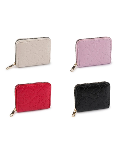 Dámska / dievčenská peňaženka srdce 9x11 cm - 1 ks | Mimib