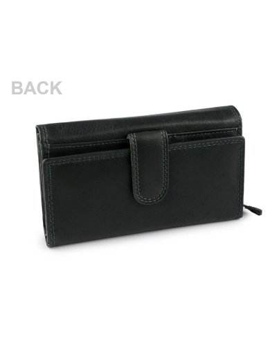 Dámska kožená peňaženka 9,5x17 cm - 1 ks | Mimib