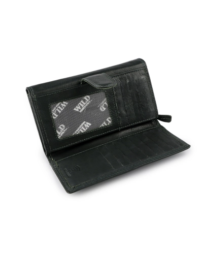 Dámska kožená peňaženka 9,5x17 cm - 1 ks | Mimib