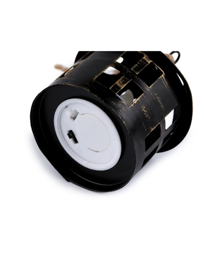 Kovový lampáš svietiaci na zavesenie - 1 ks | Mimib