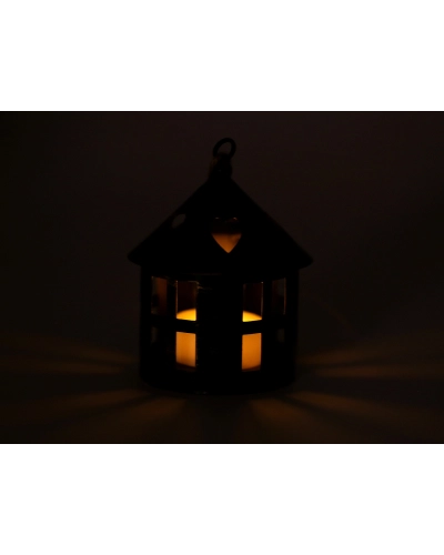 Kovový lampáš svietiaci na zavesenie - 1 ks | Mimib