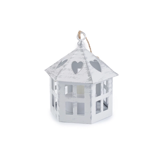 Kovový lampáš svietiaci na zavesenie - 1 ks | Mimib