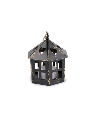 Kovový lampáš svietiaci na zavesenie - 1 ks | Mimib