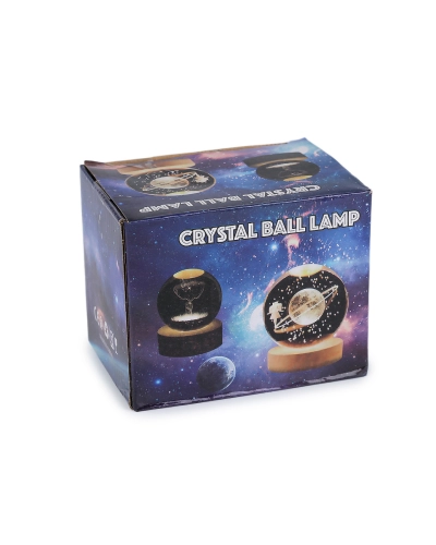 LED svietiaca sklenená guľa Ø8 cm - 1 ks | Mimib