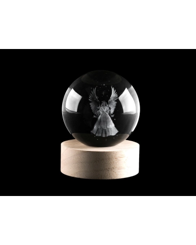 LED svietiaca sklenená guľa Ø8 cm - 1 ks | Mimib