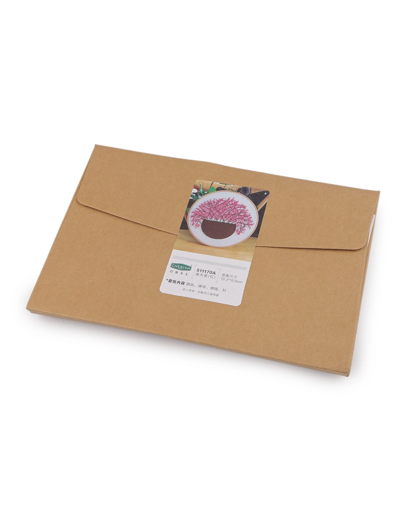 Darčeková sada na vyšívanie s predtlačeným motívom - 1 sada | Mimib