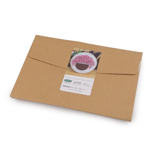 Darčeková sada na vyšívanie s predtlačeným motívom - 1 sada | Mimib