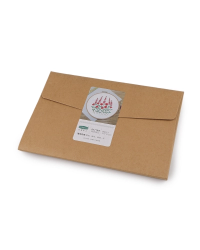 Darčeková sada na vyšívanie s predtlačeným motívom - 1 sada | Mimib