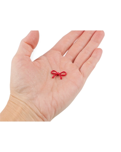 Kovové koráliky / prívesky mašľa 13x20 mm - 5 ks | Mimib