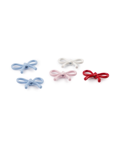 Kovové koráliky / prívesky mašľa 13x20 mm - 5 ks | Mimib