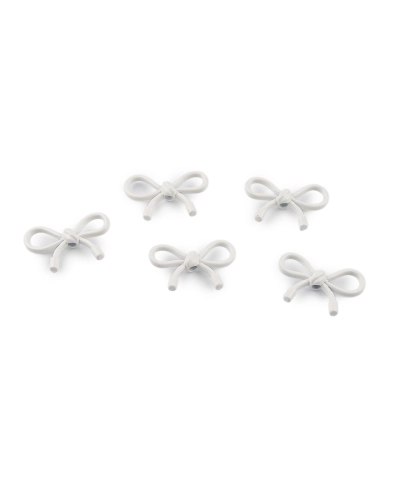 Kovové koráliky / prívesky mašľa 13x20 mm - 5 ks | Mimib