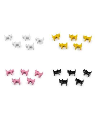 Kovový prívesok mačka 10x22 mm - 5 ks | Mimib