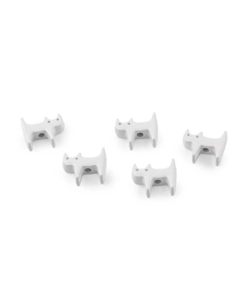 Kovový prívesok mačka 10x22 mm - 5 ks | Mimib