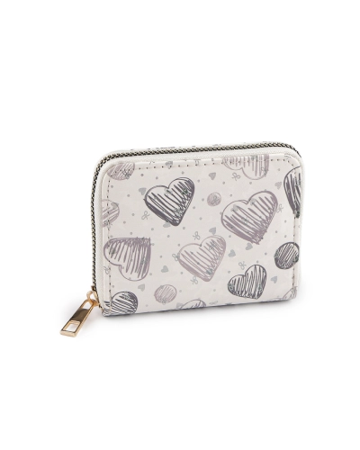 Dievčenská peňaženka srdce 9x11 cm - 1 ks | Mimib