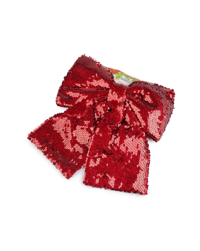 Vianočná mašľa flitrová XL 26x26 cm - 1 ks | Mimib