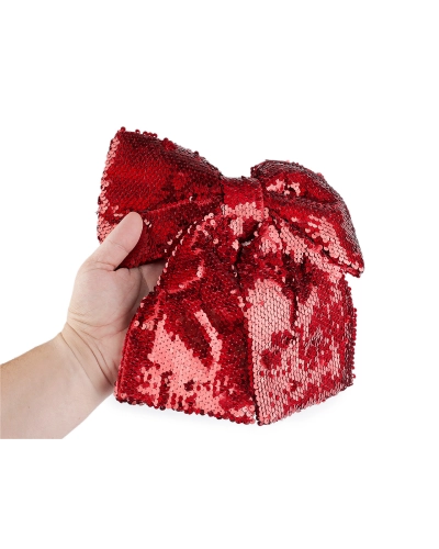 Vianočná mašľa flitrová XL 26x26 cm - 1 ks | Mimib