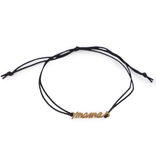 Náramok s príveskom z nerezovej ocele mama - 1 ks | Mimib