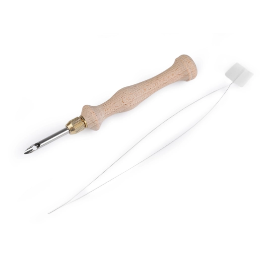 Dutá ihla skrutkovacia / vyšívacie pero AIRO Ø5 mm pre hrubšie priadze - 1 ks | Mimib