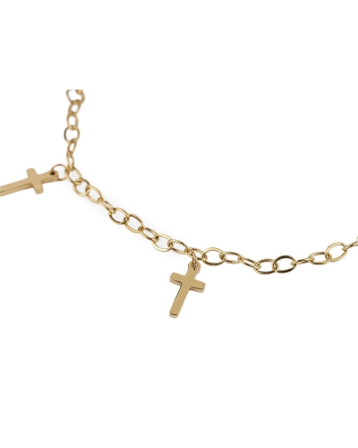 Náramok z nerezovej ocele krížik - 1 ks | Mimib