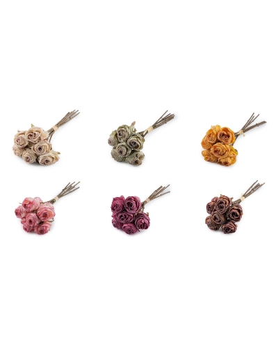 Umelá ruža vintage zväzok - 1 zväzok | Mimib