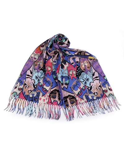 Šatka / šál / pléd so strapcami 65x190 cm - 1 ks | Mimib