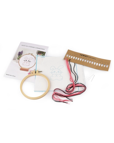 Detská sada vyšívanie s rámčekom - 1 sada | Mimib