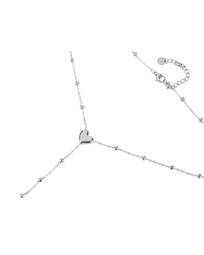 Náhrdelník z nerezovej ocele srdce - 1 ks | Mimib