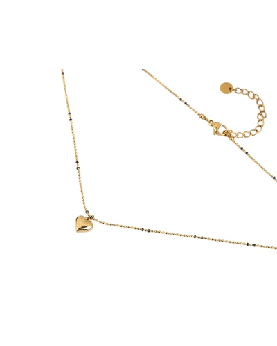 Náhrdelník z nerezovej ocele srdce - 1 ks | Mimib