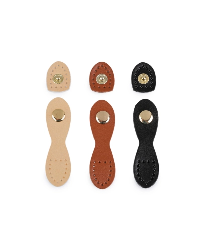 Komponent / zapínanie na výrobu tašiek / kabeliek / peňaženiek - 1 pár | Mimib