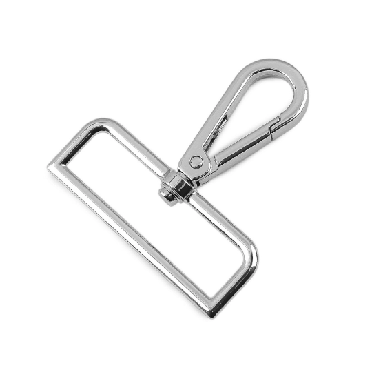 Kovová karabína otočná, prievlak 50 mm - 1 ks | Mimib