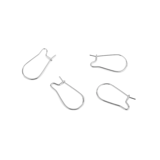 Afroháčik uzavretý z nerezovej ocele 20 mm - 4 ks | Mimib