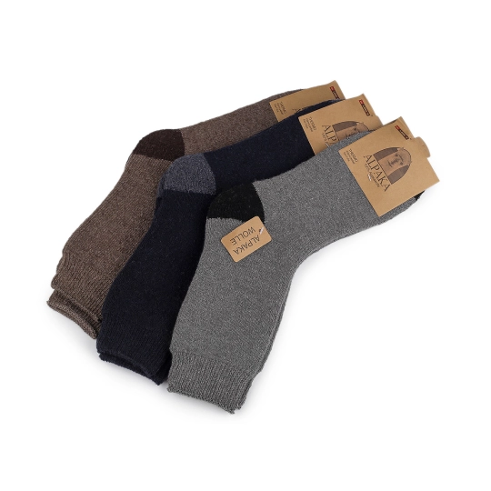 Pánske vlnené ponožky Alpaka - 3 pár | Mimib