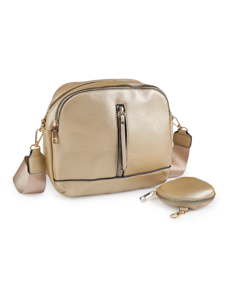 Dámska kabelka s puzdrom 25x21 cm - 1 ks | Mimib