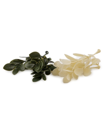 Umelá mini vetvička buxus na aranžovanie a tvorbu voničiek - 20 ks | Mimib