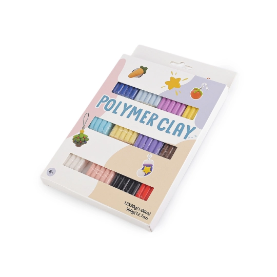 Modelovacia polymérová hmota sada 12x30 g - 1 sada | Mimib