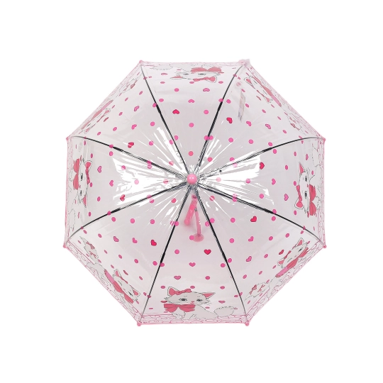 Detský priehľadný vystreľovací dáždnik mačka - 1 ks | Mimib