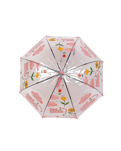 Detský priehľadný vystreľovací dáždnik mačka - 1 ks | Mimib