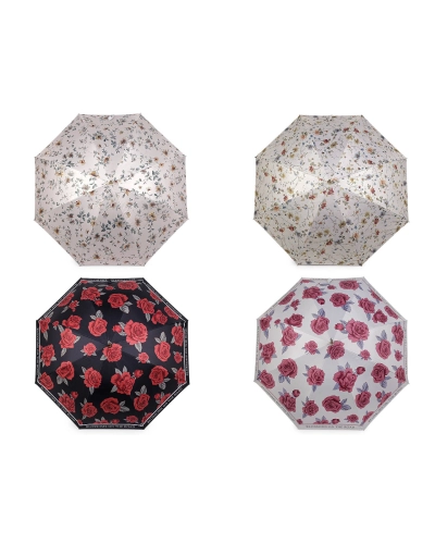 Dámsky vystreľovací dáždnik kvety - 1 ks | Mimib