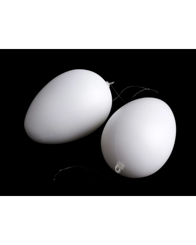 Plastové vajce 6,3x8,8 cm so závesom - 2 ks | Mimib