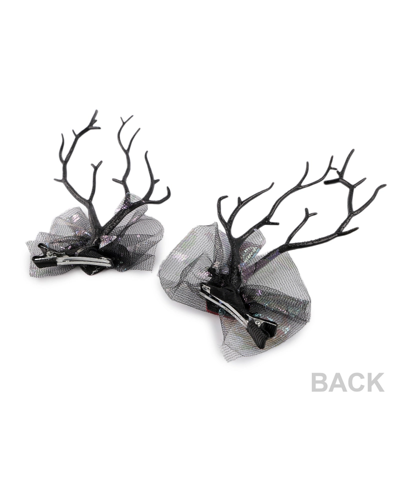 Párty sponky do vlasov Halloween / čarodejnica - 1 pár | Mimib