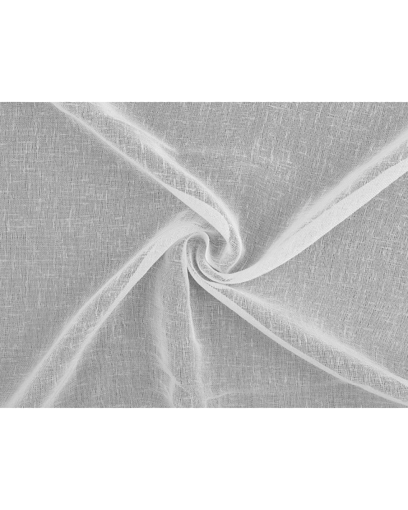 Záclona / voál s olovkom so štruktúrou pripomínajúcou ľan šírka 300 cm - 1 m | Mimib